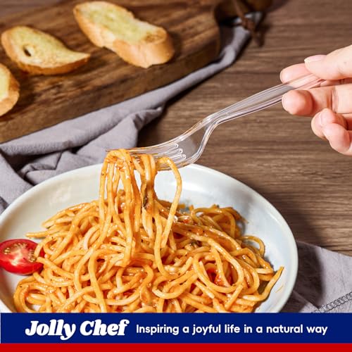 300 Count] Clear Plastic Forks