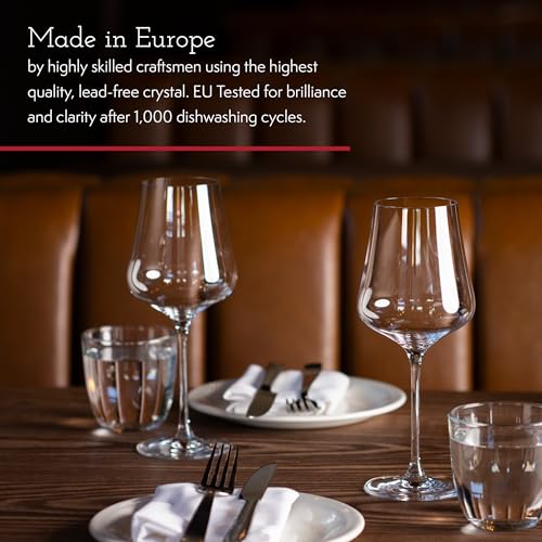 Crystal Wine Glasses (6 Count)