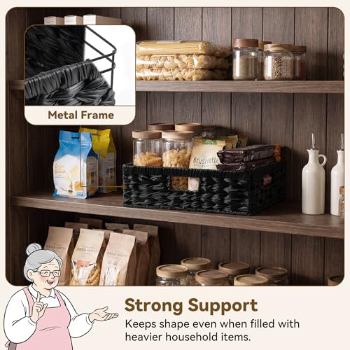 Wicker Storage Baskets for Shelves
