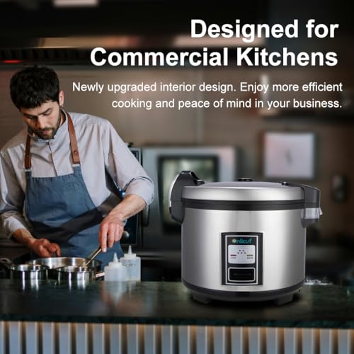 Commercial Rice Cooker 35 Cups Uncooked