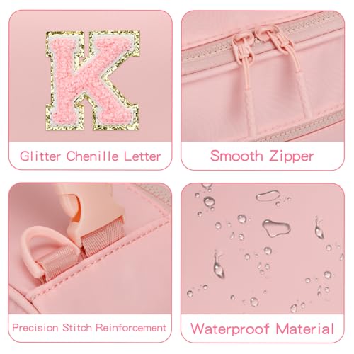 Lunch Box Kids Large Initial Insulated Lunch Bag for Girls