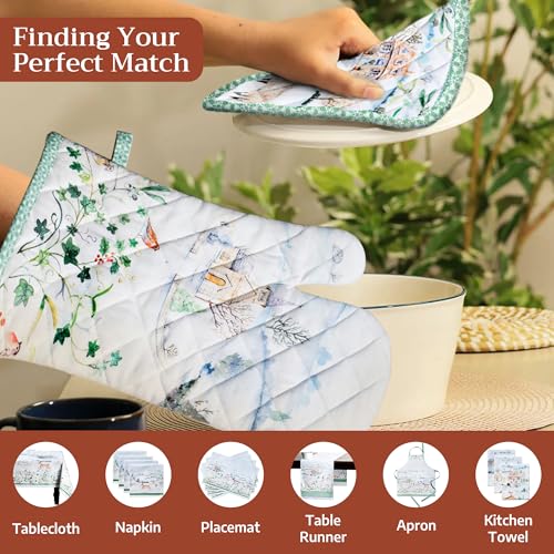 Maison d'Hermine Oven Gloves 100% Cotton Oven Mitt