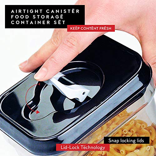 Set of 6 Mini Airtight Food Storage Containers with Lids (6 Count)