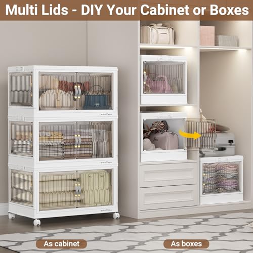 360Qt Stackable Storage Bins with 3 Lids (3 Count)