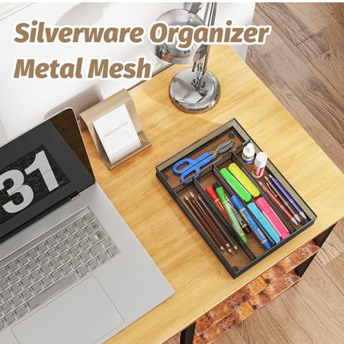 mesh silverware tray for drawer