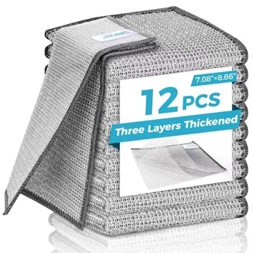 Non Scratch Wire Dishcloth (12 Count)