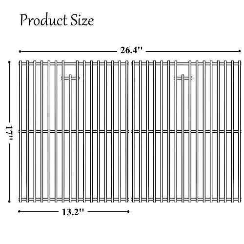 17" SUS304 Stainless Steel Grill Cooking Grates for Home Depot