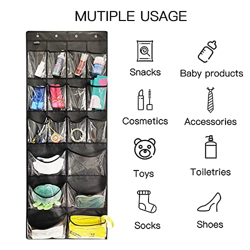 2 Pack Extra Large Hanging Over Door Shoe Organizers (2 Count)
