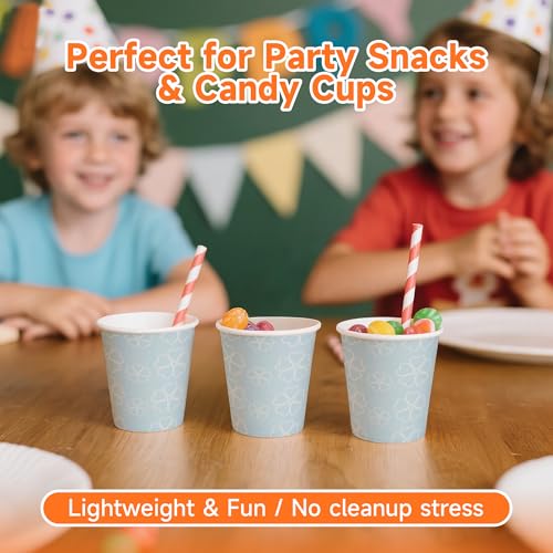 100 Pack 3 oz Bathroom Paper Cups for Mouthwash (100 Count)