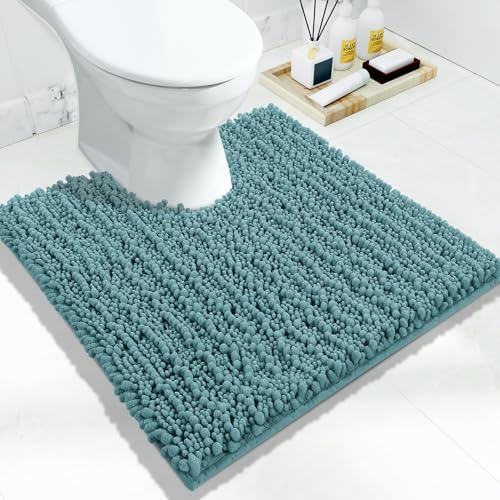 Toilet Rug U Shaped Washable 24x24 Inch