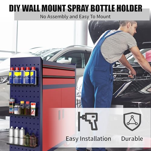 6 Pack Spray Bottle Holder Wall (6 Count)