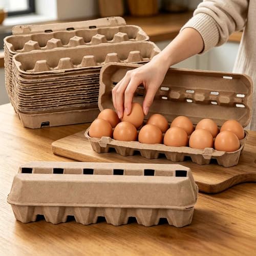 15 Pack Egg Cartons Cheap Bulk (15 Count)
