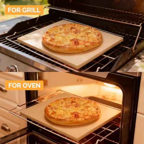 Rectangular Pizza Stone Kits 4PCS 12"x15"