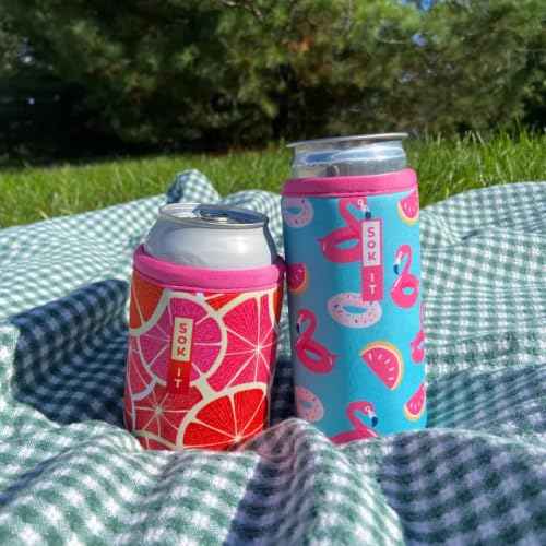 CanSok Sleeve for Beer & Soda Insulated Neoprene Cover