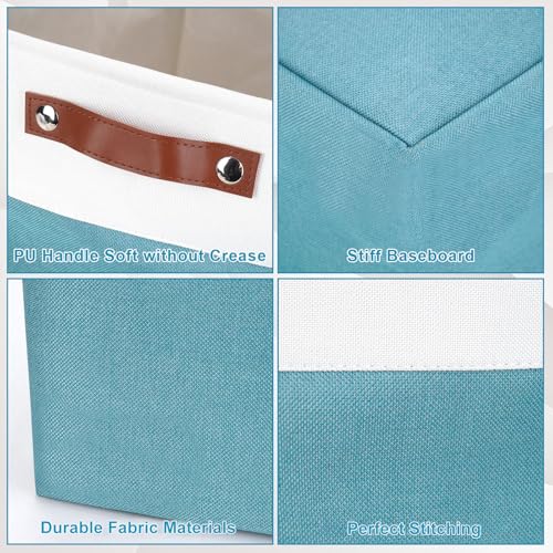 Storage Bins Large Fabric Storage Baskets for Shelves 3 Pack (3 Count)