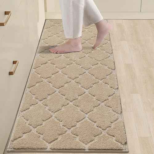 Kitchen Rugs Non Slip Washable 24"x60" (14.4 Sq Ft)