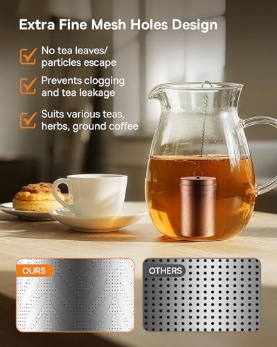 2 Pack Tea Strainers for Loose Tea