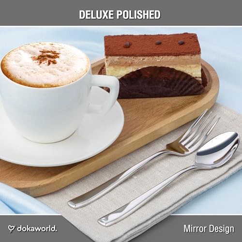 Modern Design Polished Flatware (40 Count)