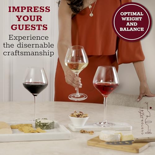 Crystal Wine Glasses Set of 4 (4 Count)