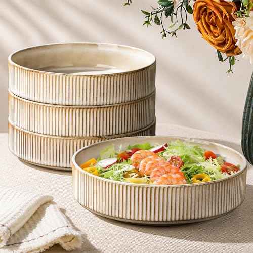 7.5 Inch Pasta Bowls Set of 4 (4 Count)