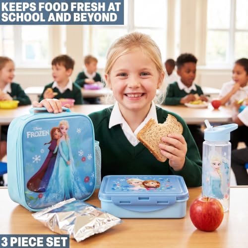 Disney Frozen Girls Lunch Box 3Pc Set (3 Count)