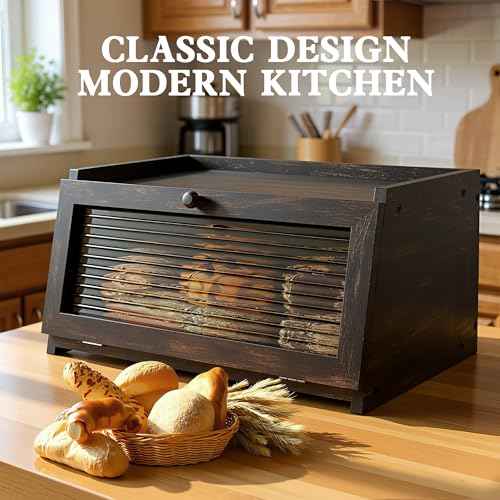 Bread Box for Kitchen Countertop