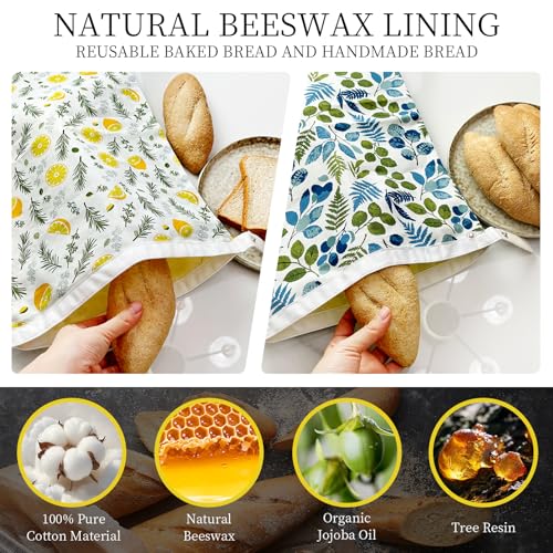 Reusable Beeswax Bread Storage Bag