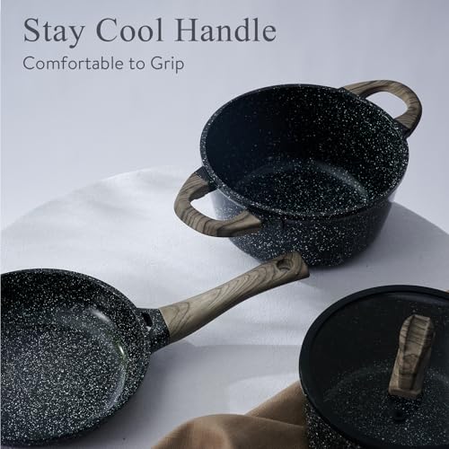 22 Piece Ceramic Cookware Set