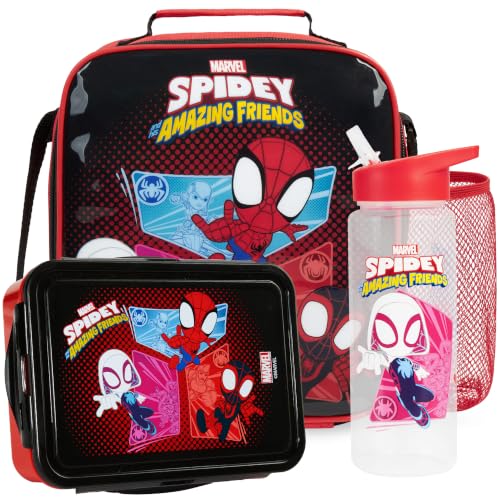 Marvel Spidey and His Amazing Friends Boys Lunch Box 3Pc Set (3 Count)