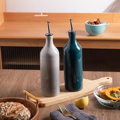 Sweejar Large Ceramic Olive Oil Dispenser Bottle