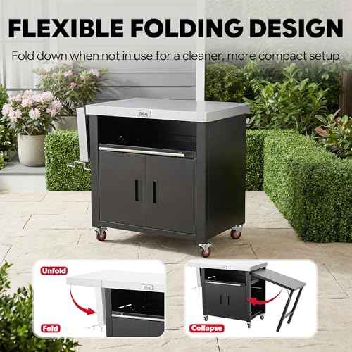Outdoor Kitchen Island with Cabinet