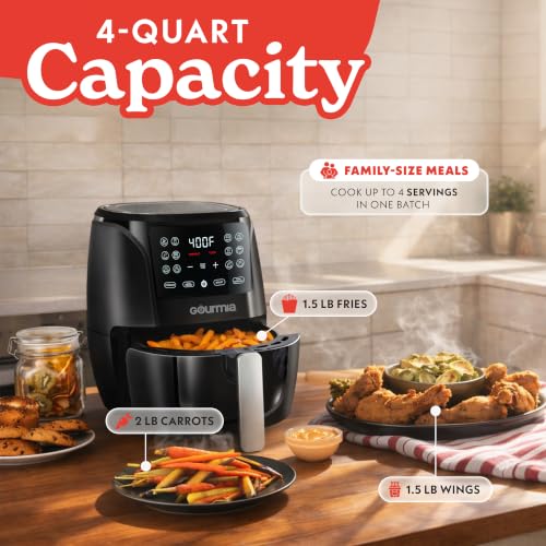 Air Fryer 4 Qt Basket Capacity (128 Fl Oz)
