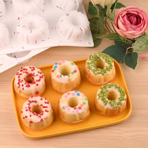 3 Pcs Mini Fluted Cake Pan (3 Count)
