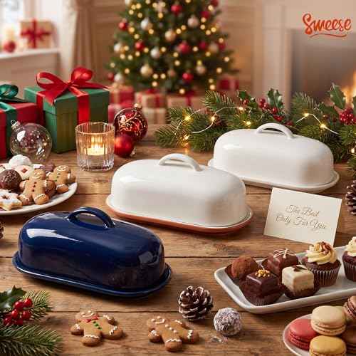 Ceramic Butter Dish with Lid