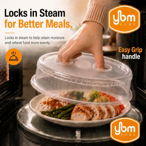 Microwave Splatter Cover Keeps Your Microwave Spotless During Food Heating