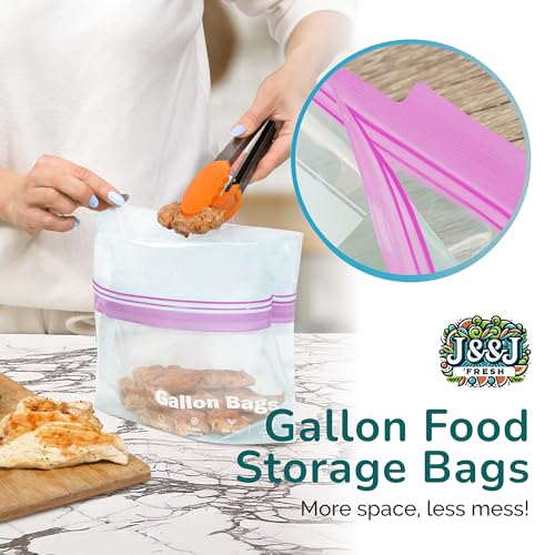 Gallon Freezer Bags 50 Count