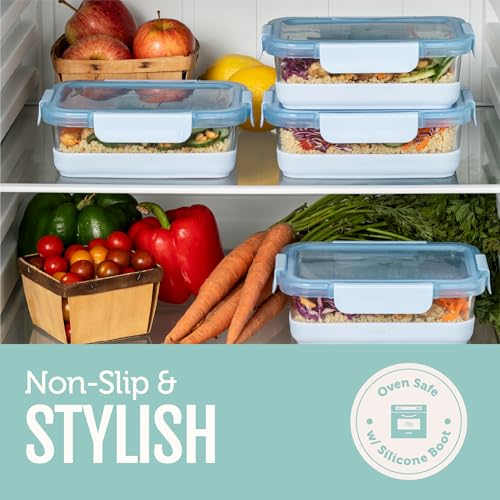 Duraglass Refresh 3.4 Cup Meal Prep Containers (5 Count)