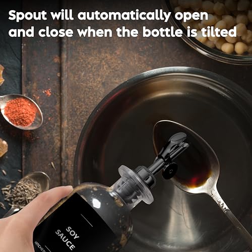 Large Oil Dispenser for Kitchen (2 Count)