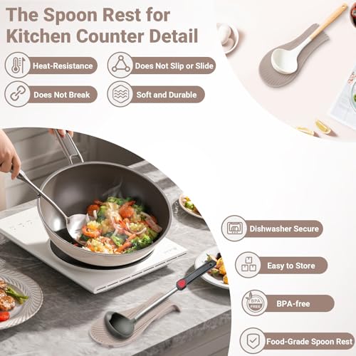 Heat Resistant Silicone Spoon Rest