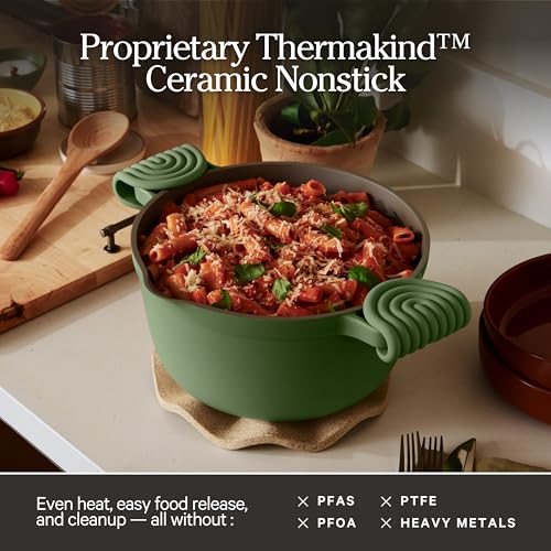 Perfect Pot 5.5 Qt Nonstick Ceramic Pot & Dutch Oven with Lid