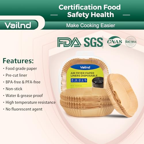 Air Fryer Paper Liners (50 Count)