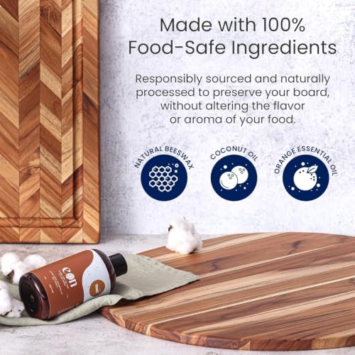 Cutting Board and EON Cutting Board Oil Set