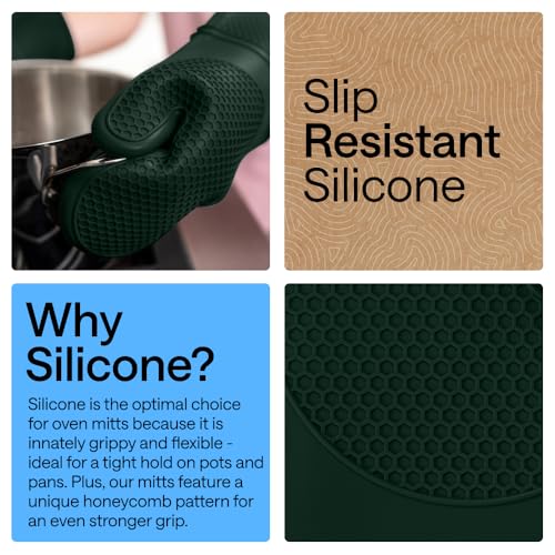 Silicone Oven Mitts (2 Count)