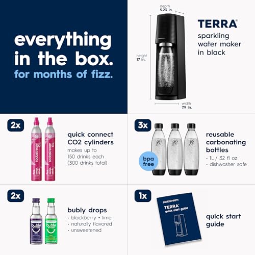 TERRA Sparkling Water Maker (7 Count)