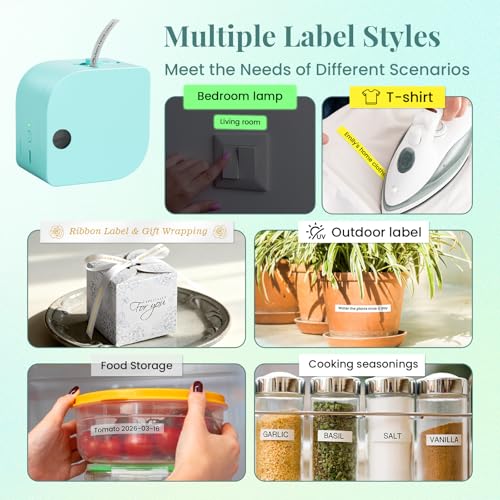 P12 Label Maker Machine with 1 Tape