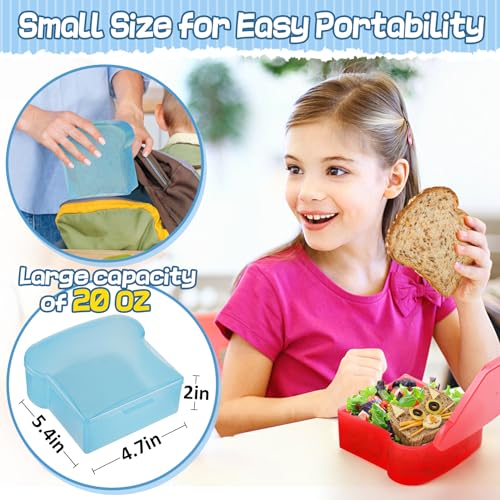 20 Oz Sandwich Containers for Kids (2 Count)