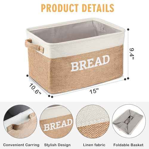 Bread Storage Basket for Kitchen