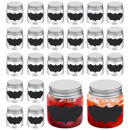 Mini Mason Jars With Lids 24 Pack 2oz Clear Glass Jars Set (48 Count)