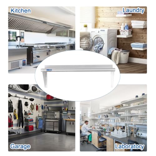 HARDURA Stainless Steel Shelf 18" x 60"