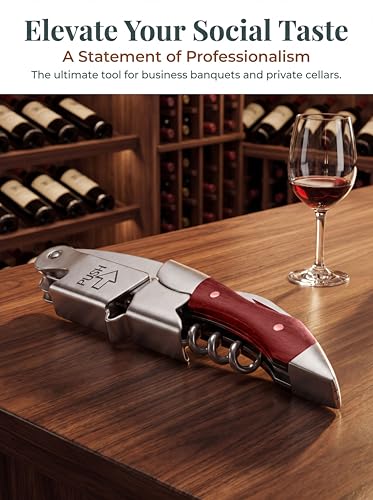 Professional Waiter Corkscrew Wine Key for Bartenders Set of 3 (3 Count)